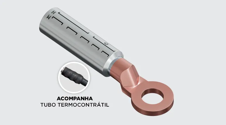 Terminal Bimetálico à Compressão - TBTA